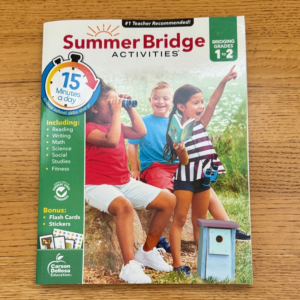Summer Bridge Activities Workbook for Kids